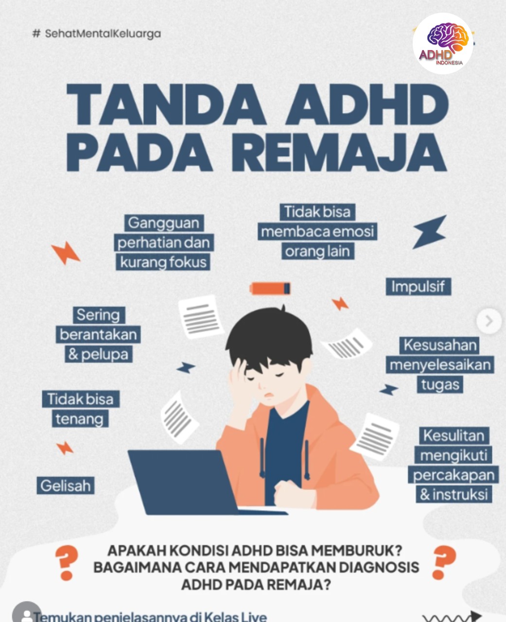 Screening ADHD Non-Diagnostik: Edukasi Awal bagi Orang Tua di Kabupaten Tebo