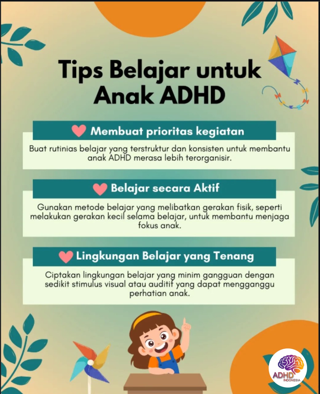Strategi Belajar yang Cocok untuk Anak ADHD di Kabupaten Tebo